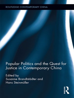cover image of Popular Politics and the Quest for Justice in Contemporary China